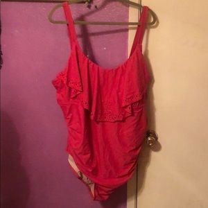 Plus size one piece swimsuit